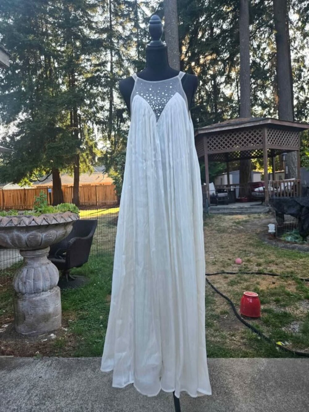 La Roz Large Maxi Goddess Dress Boho Witchy Festival Fairy Ethereal